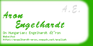 aron engelhardt business card